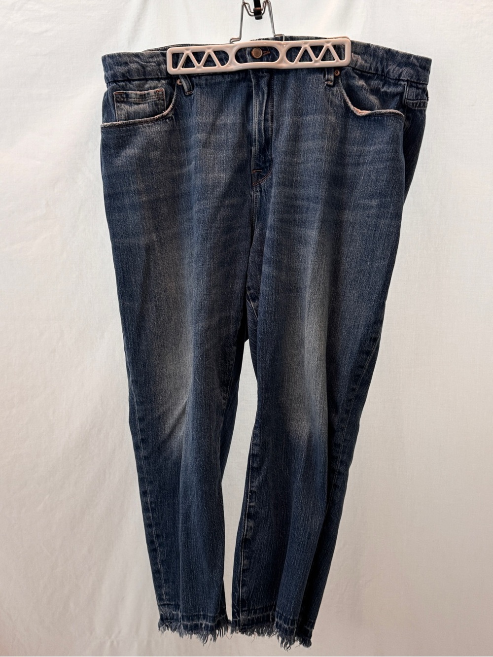 Good American Girlfriend High Waist Tapered Jeans